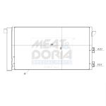 Condensator, airconditioning MEAT & DORIA 991016