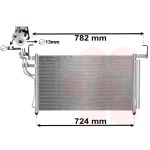 Condenseur (climatisation) VAN WEZEL 82005315