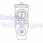 Paisuntaventtiili, ilmastointilaite DELPHI CB1011V