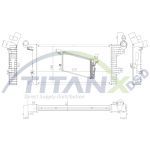 Radiador, arrefecimento do motor TITANX RX119006