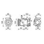 Klimakompressor AVA COOLING HYK442