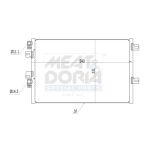 Condensator, airconditioning MEAT & DORIA 991079