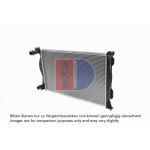 Motorradiateur  AKS DASIS 480049N