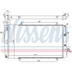 Radiador, refrigeración de motor NISSENS 634811