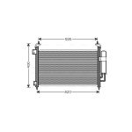 Condensator, airconditioning AVA COOLING HD5213D