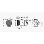 Klimakompressor AVA COOLING OLAK451