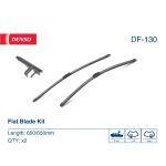 Limpa para-brisas DENSO DF-130, Flat Blades Länge 650mm, Frente, 2 Peça