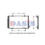 Condensator, airconditioning AKS DASIS 212015N