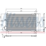 Condensator, airconditioning NISSENS 94625