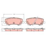 Remblokset TRW GDB2388