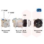 Airco-compressor VAN WEZEL 5800K303