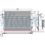Condensator, airconditioning NISSENS 94962