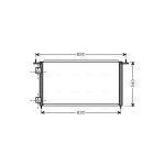 Condenseur (climatisation) AVA COOLING HD5210