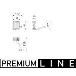 Evaporatore, impianto di climatizzazione MAHLE AE 261 000P