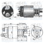 Interruptor solenoide, motor de arranque MEAT & DORIA 46005