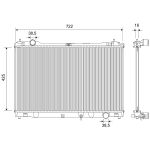 Radiateur moteur VALEO 701178