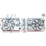 Ventilador, refrigeración de motor NISSENS 85973