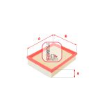 Luftfilter SOFIMA S 3720 A
