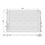 Condensator, airconditioning VALEO 814035