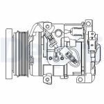 Ilmastointilaitteen kompressori  DELPHI CS20508