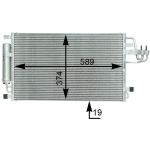 Condensator, airconditioning MAHLE AC 399 000S