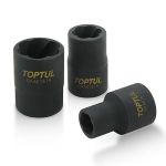 Gorra especializada TOPTUL 1/2 " 19 mm para tornillos/tuercas dañados