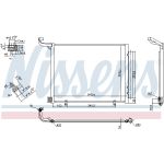 Condensator, airconditioning NISSENS 941094