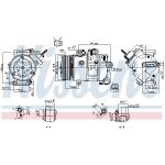Compressor, airconditioning ** FIRST FIT ** NISSENS 890772