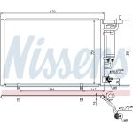Condensator, airconditioning NISSENS 940286