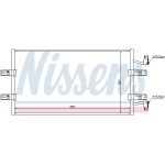 Condensatore, impianto di climatizzazione NISSENS 940119