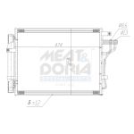 Condensator, airconditioning MEAT & DORIA 991195