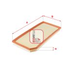 Luftfilter SOFIMA S 3657 A
