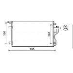 Kondensator, Klimaanlage AVA COOLING KA5153D