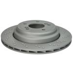 Disco de freno ATE 24.0120-0222.2 trasero, ventilado , altamente carbonizado, 1 Pieza