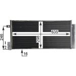 Kondensator, Klimaanlage MAHLE AC 505 001S