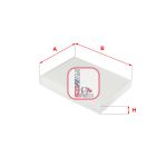 Filtre, air de l'habitacle SOFIMA S 3273 C