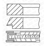 Set di anelli per pistoni GOETZE 08-446000-00