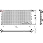 Kühler, Motorkühlung DENSO DRM02051