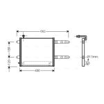 Condensator, airconditioning AVA COOLING VN5178D