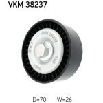 Polia guia, correia trapezoidal SKF VKM 38237