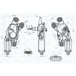 Scheibenwischermotor MAGNETI MARELLI 064070000010