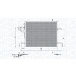 Condenseur (climatisation) MAGNETI MARELLI 350203876000