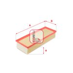 Luftfilter SOFIMA S 3365 A