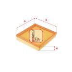 Luftfilter SOFIMA S 3713 A