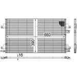 Condensator, airconditioning MAHLE AC 366 000P