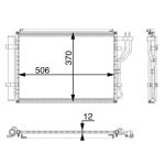 Condensator, airconditioning MAHLE AC 48 000P