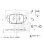 Levyjarrun jarrupalasarja BLUE PRINT ADBP420183
