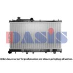 Arrefecedor do motor AKS DASIS 350001N