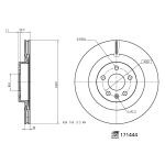 Disque de frein FEBI BILSTEIN 171444