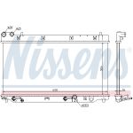 Kühler, Motorkühlung NISSENS 68098